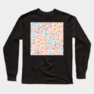 Mixed floral pattern bright and light Long Sleeve T-Shirt